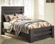 Furniture City Houma - Ashley Furniture - Brinxton Full Panel Bed - Full Panel Bed / Charcoal - B249B5