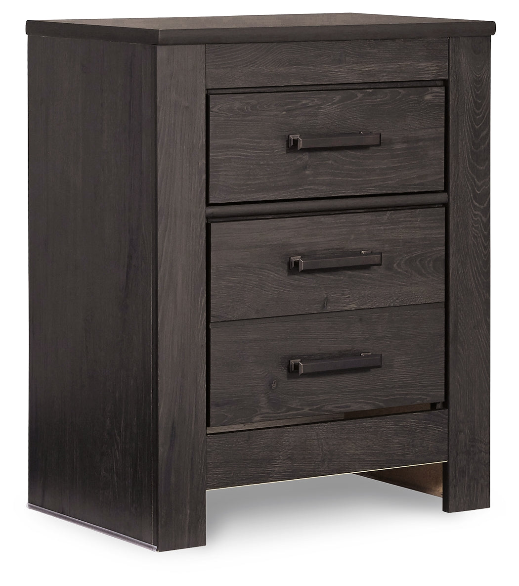 Brinxton Queen Panel Bed, Dresser, Mirror, Chest and 2 Nightstands
