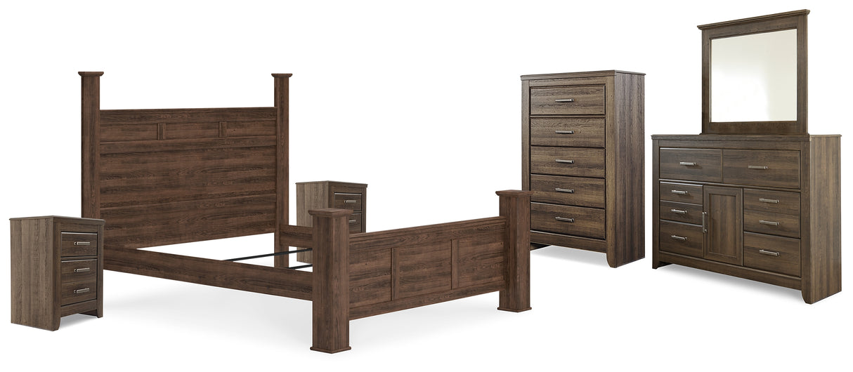 Juararo California King Poster Bed