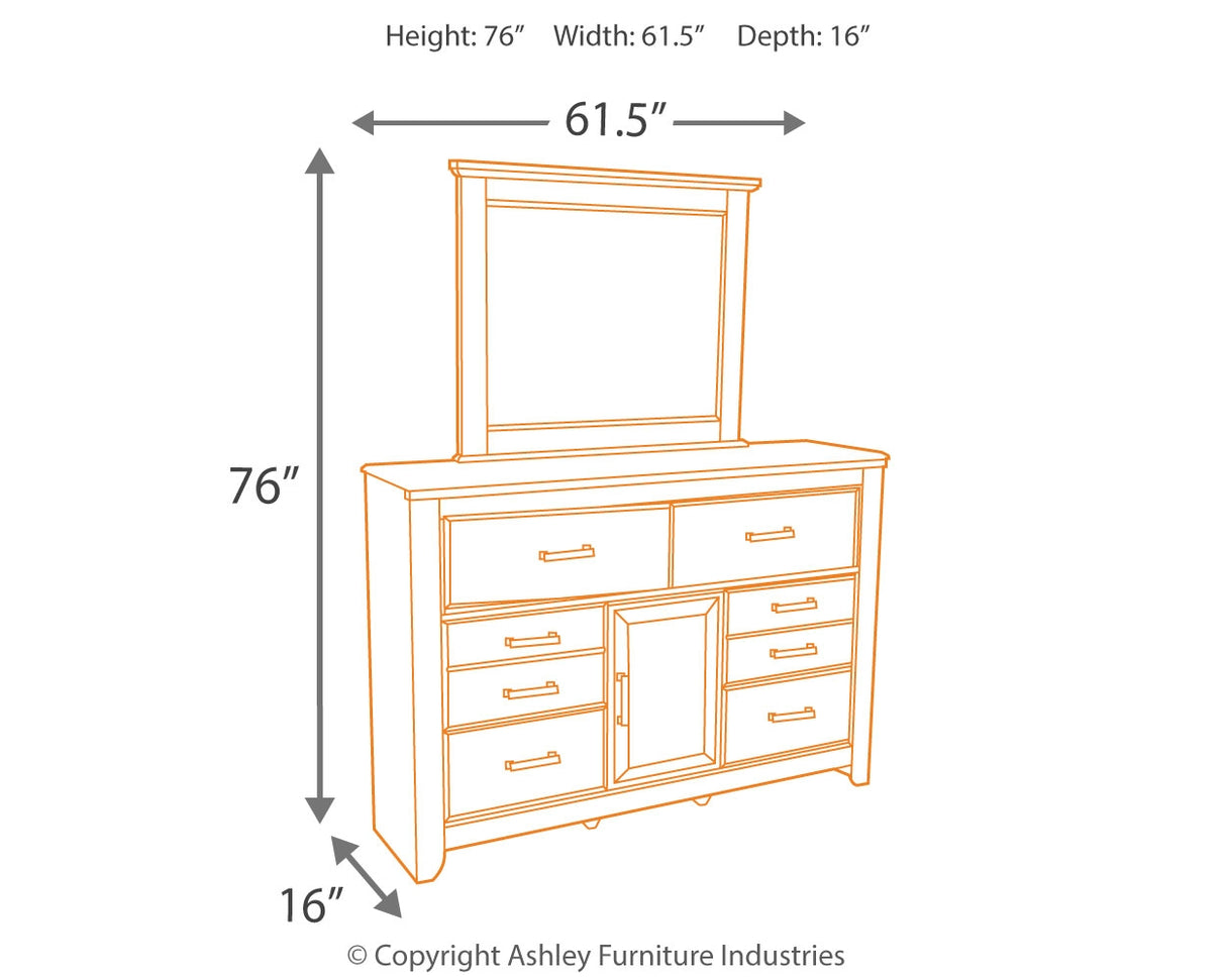 Juararo Queen Panel Bed