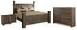 Furniture City Houma - Ashley Furniture - Juararo California King Poster Bed, Dresser and 2 Nightstands - California King Poster Bed, Dresser and 2 Nightstands - B251B47