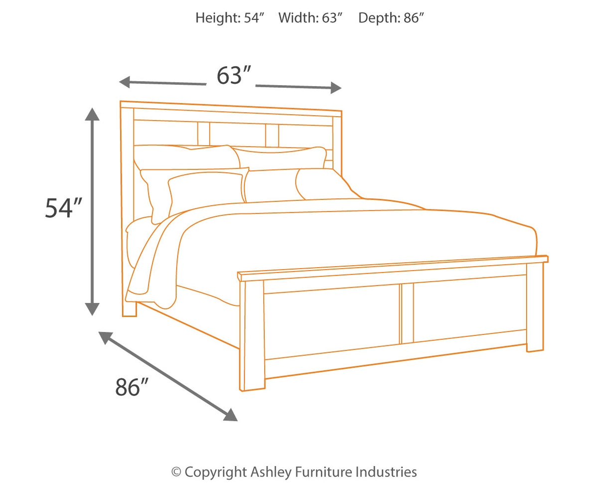 Juararo Queen Panel Bed