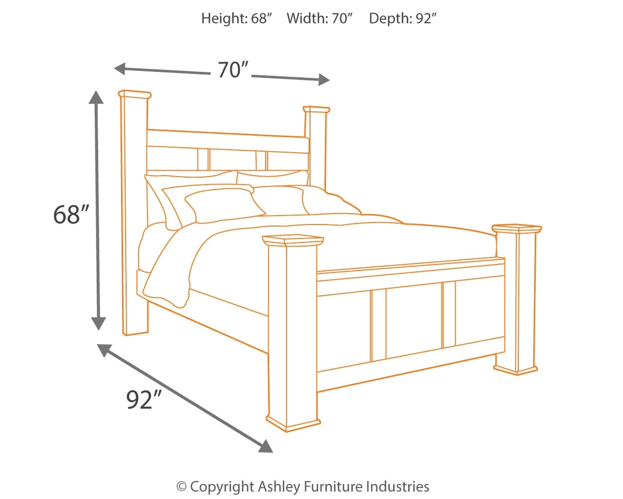 Juararo Queen Poster Bed