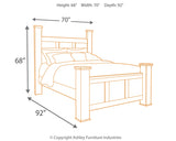 Juararo Queen Poster Bed