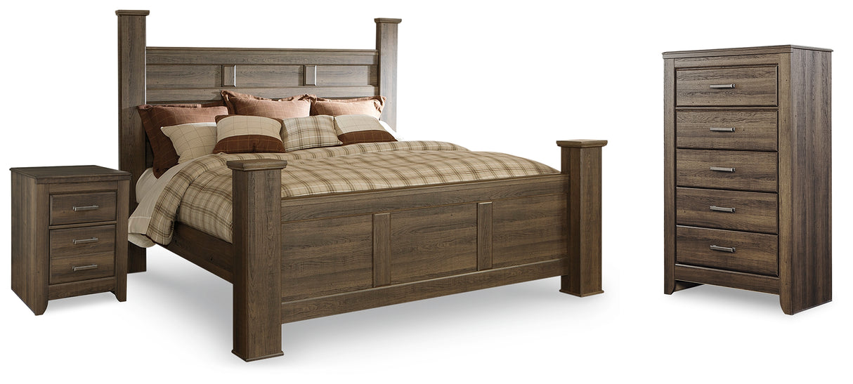 Juararo King Poster Bed