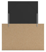 Mollviney Full Panel Storage Bed, Dresser and Mirror