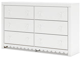 Mollviney Full Panel Storage Bed, Dresser and Nightstand
