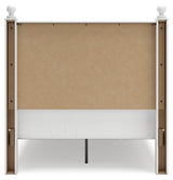 Mollviney Full Panel Storage Bed, Dresser and Mirror