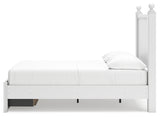 Mollviney Full Panel Storage Bed, Dresser and Nightstand
