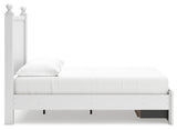 Mollviney Full Panel Storage Bed, Dresser and Nightstand