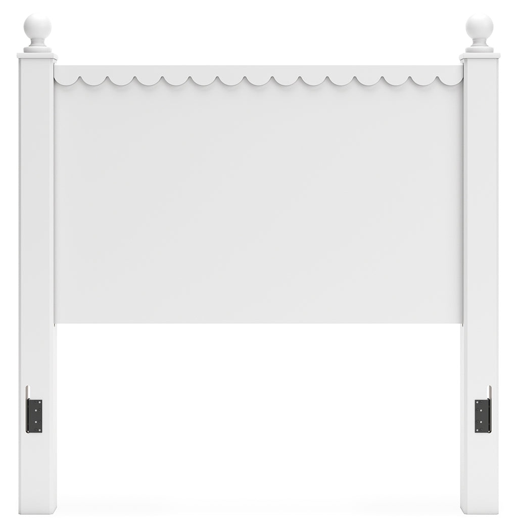 Mollviney Full Panel Headboard, Dresser and Mirror