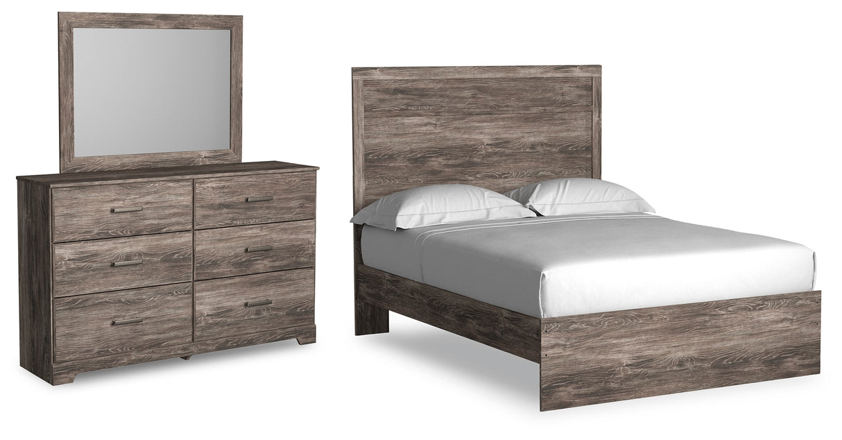 Furniture City Houma - Ashley Furniture - Ralinksi Full Panel Bed, Dresser and Mirror - Full Panel Bed, Dresser and Mirror - B2587B5