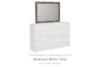 Furniture City Houma - Ashley Furniture - Ralinksi Bedroom Mirror - Bedroom Mirror / Gray - B2587-36
