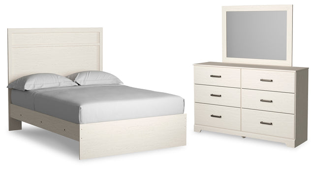 Furniture City Houma - Ashley Furniture - Stelsie Full Panel Bed, Dresser and Mirror - Full Panel Bed, Dresser and Mirror - B2588B5