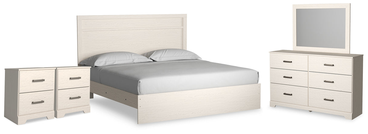 Stelsie King Panel Bed