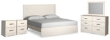 Stelsie King Panel Bed