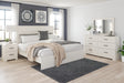 Furniture City Houma - Ashley Furniture - Stelsie King Panel Bed with Dresser, Mirror and Nightstand - King Panel Bed with Dresser, Mirror and Nightstand - B2588B8