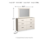 Stelsie King Panel Bed, Dresser and Mirror