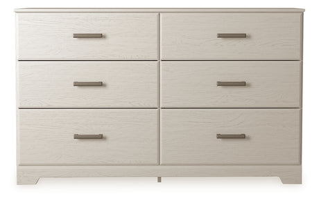 Furniture City Houma - Ashley Furniture - Stelsie Dresser - Six Drawer Dresser / White - B2588-31