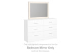 Furniture City Houma - Ashley Furniture - Stelsie Bedroom Mirror - Bedroom Mirror / White - B2588-36