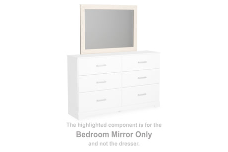 Furniture City Houma - Ashley Furniture - Stelsie Bedroom Mirror - Bedroom Mirror / White - B2588-36