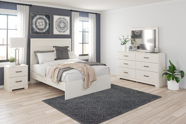Furniture City Houma - Ashley Furniture - Stelsie Dresser and Mirror - Dresser and Mirror / White - B2588B1