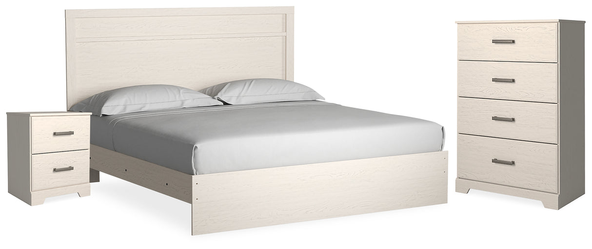 Stelsie King Panel Bed