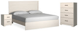 Stelsie King Panel Bed