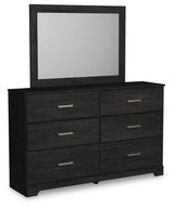 Belachime Full Panel Bed, Dresser, Mirror and Nightstand