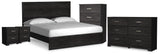 Belachime King Panel Bed
