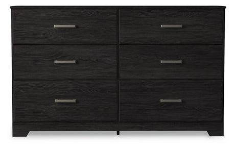 Furniture City Houma - Ashley Furniture - Belachime Dresser - Six Drawer Dresser / Charcoal - B2589-31