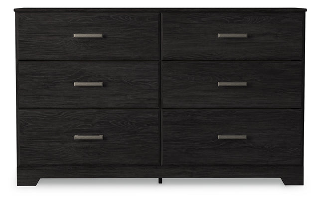 Furniture City Houma - Ashley Furniture - Belachime Dresser - Six Drawer Dresser / Charcoal - B2589-31