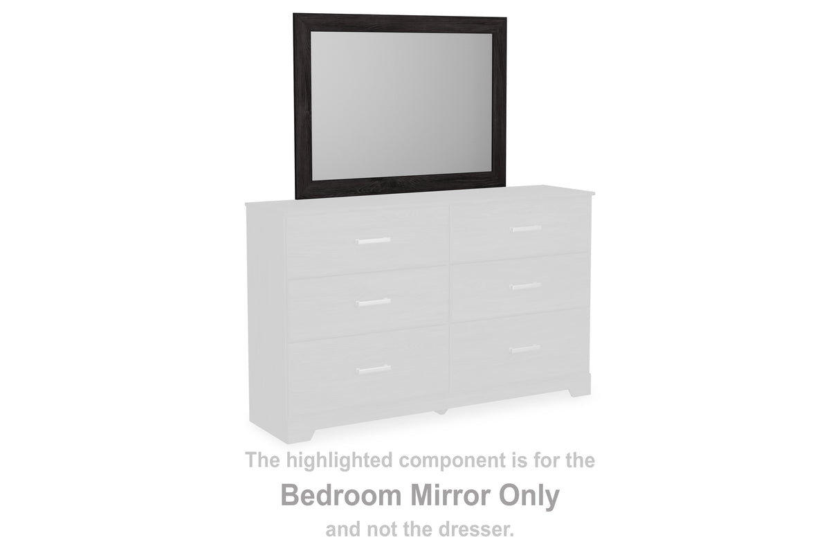 Furniture City Houma - Ashley Furniture - Belachime Bedroom Mirror - Bedroom Mirror / Charcoal - B2589-36