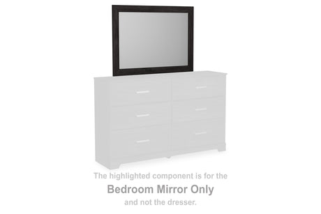 Furniture City Houma - Ashley Furniture - Belachime Bedroom Mirror - Bedroom Mirror / Charcoal - B2589-36