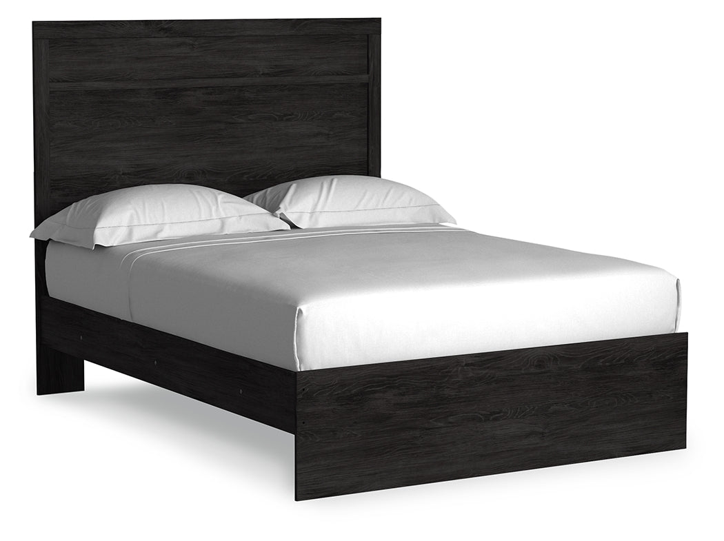 Belachime Full Panel Bed, Dresser, Mirror and Nightstand