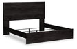 Furniture City Houma - Ashley Furniture - Belachime King Panel Bed - King Panel Bed / Charcoal - B2589B4