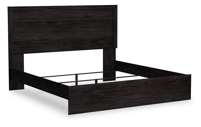 Furniture City Houma - Ashley Furniture - Belachime King Panel Bed - King Panel Bed / Charcoal - B2589B4