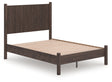 Furniture City Houma - Ashley Furniture - Pamytta Full Panel Platform Bed - Full Panel Platform Bed / Brown - PCB2614B4