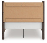 Pamytta Full Panel Platform Bed, Dresser and Mirror