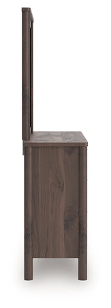 Pamytta Queen Panel Bed, Dresser and Mirror