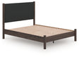 Furniture City Houma - Ashley Furniture - Pamytta Queen Upholstered Panel Platform Bed - Queen Upholstered Panel Platform Bed / Brown - PCB2614B12