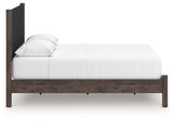 Pamytta Queen Upholstered Platform Bed, Dresser and Mirror
