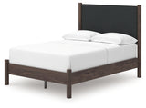 Pamytta Full Upholstered Platform Bed, Dresser and Mirror