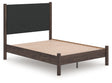 Furniture City Houma - Ashley Furniture - Pamytta Full Upholstered Panel Platform Bed - Full Upholstered Panel Platform Bed / Brown - PCB2614B10