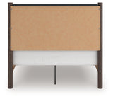 Pamytta Full Upholstered Platform Bed, Dresser and Mirror