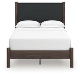 Pamytta Full Upholstered Platform Bed, Dresser and Mirror