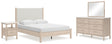 Furniture City Houma - Ashley Furniture - Cadmori Queen Panel Bed, Dresser, Mirror and Nightstand - Queen Panel Bed, Dresser, Mirror and Nightstand - B2615B12