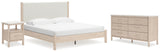 Furniture City Houma - Ashley Furniture - Cadmori King Upholstered Panel Bed, Dresser and Nightstand - King Upholstered Panel Bed, Dresser and Nightstand - B2615B11