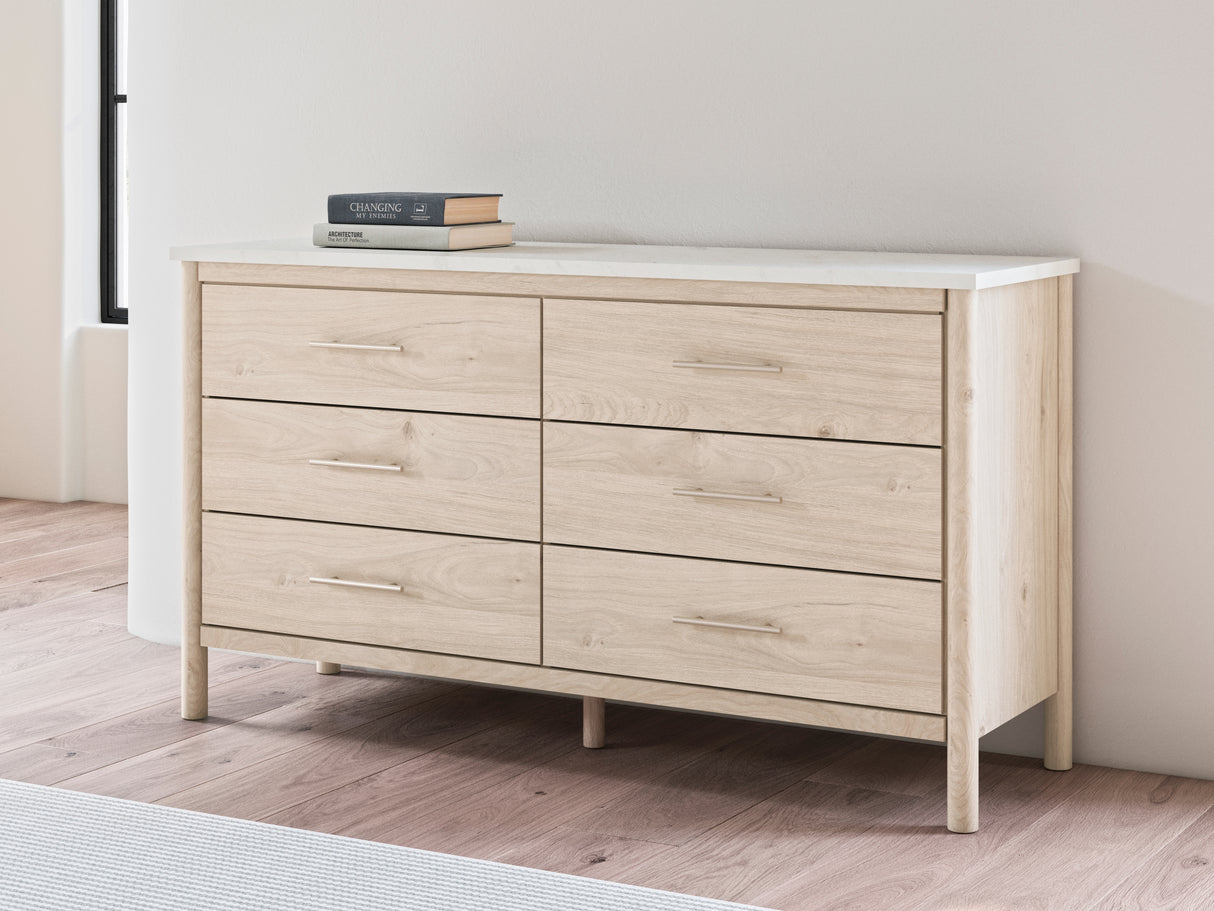 Cadmori Queen Upholstered Panel Bed