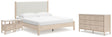 Furniture City Houma - Ashley Furniture - Cadmori King Panel Bed, Dresser and 2 Nightstands - King Panel Bed, Dresser and 2 Nightstands / Tan - B2615B24